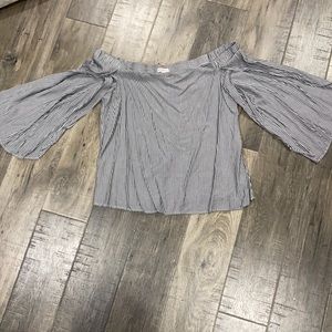 Bell sleeve shirt-  wear to work or out for drinks